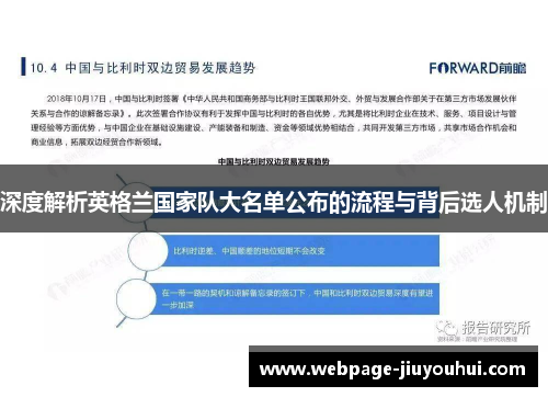 深度解析英格兰国家队大名单公布的流程与背后选人机制 深度解析英格兰国家队大名单公布的流程与背后选人机制